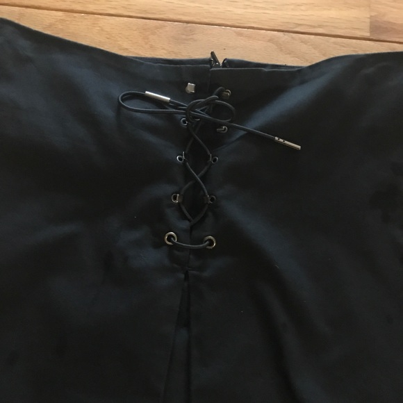 Gucci black lace up pencil skirt size 38 - Picture 6 of 10